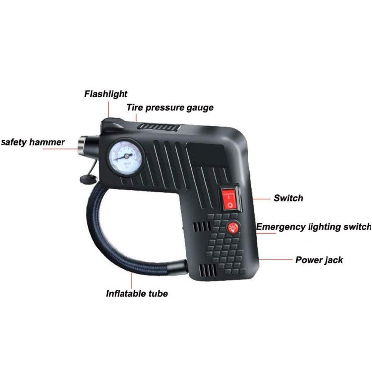 YX-301 12V Multi-Function Car Electric Portable Hand-Held Inflatable Pump(Black) - Inflatable Pump by PMC Jewellery | Online Shopping South Africa | PMC Jewellery