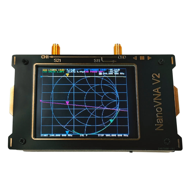 3.2 inch 3G S-A-A-2 NanoVNA V2 Vector Network Analyzer Digital Nano VNA Tester MF HF VHF UHF USB Logic Antenna Analyzer - Other Tester Tool by PMC Jewellery | Online Shopping South Africa | PMC Jewellery