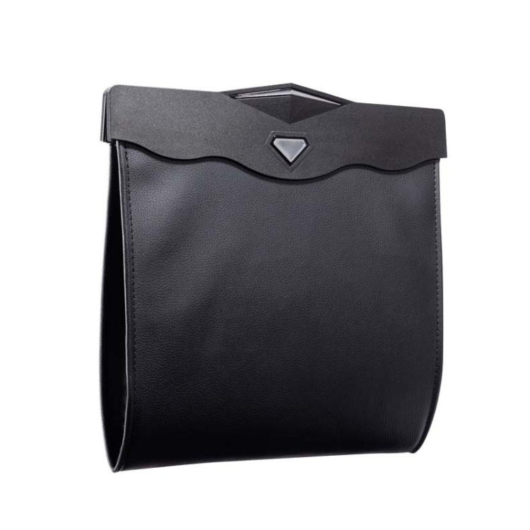 Car Trash Can Car Chair Back Hanging Storage Box Hidden Folding Storage Bag With LED Light(Black) - Stowing Tidying by PMC Jewellery | Online Shopping South Africa | PMC Jewellery | Buy Now Pay Later Mobicred