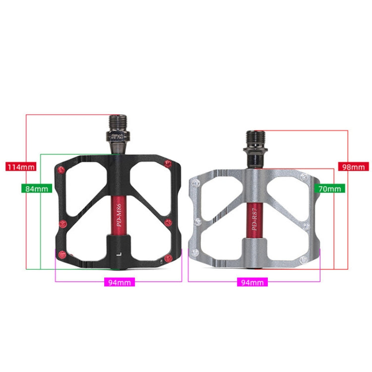 1 Pair PROMEND Mountain Bike Road Bike Bicycle Aluminum Pedals(PD-R87 Titanium) - free shipping - PMc TechLife - Order now!