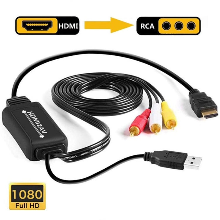 RL-HTAL1 HDMI to AV Converter Specification： Male to Male Confinement + HDMI Converter - Converter by PMC Jewellery | Online Shopping South Africa | PMC Jewellery | Buy Now Pay Later Mobicred