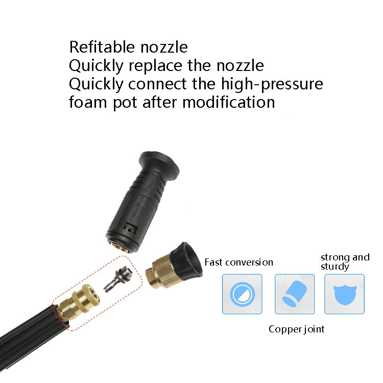 2 PCS High-Pressure Water Sprinklers Live Connection And Quick Plug-In Sockets For Threaded Connection Of Washing Machine Nozzles, Specification: Inner G1/4 - Car Washer & Accessories by PMC TechLife | Online Shopping South Africa | PMC TechLife | Buy Now Pay Later Mobicred
