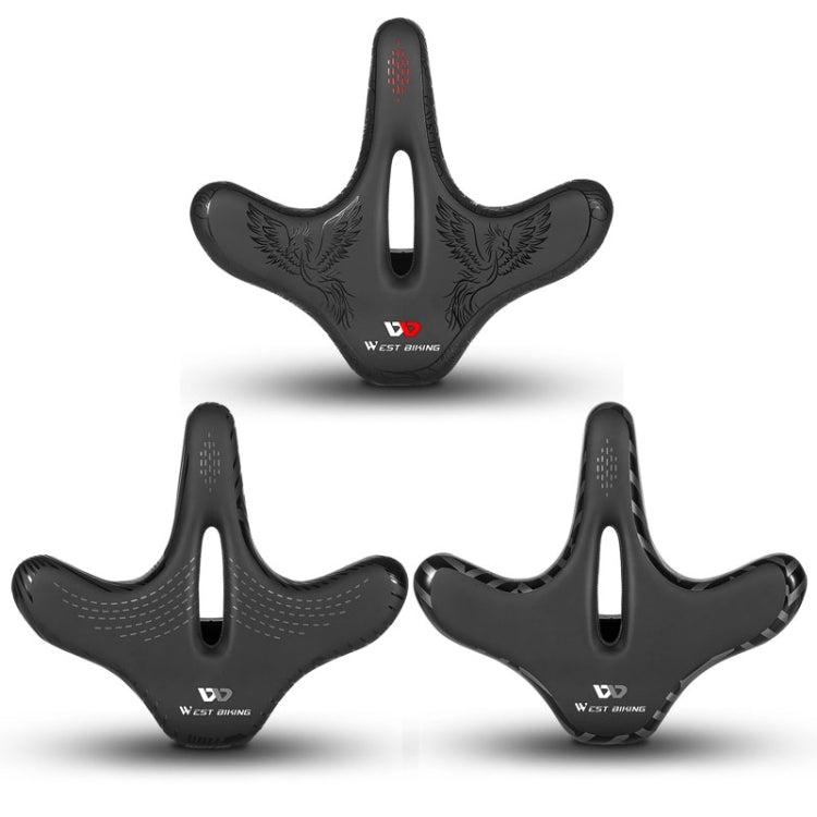 WEST BIKING YP0801122 Bicycle Mountain Bike Large Cushion Leisure And Comfortable Bicycle Saddle(Black Wild Goose) - free shipping - PMc TechLife - Order now!
