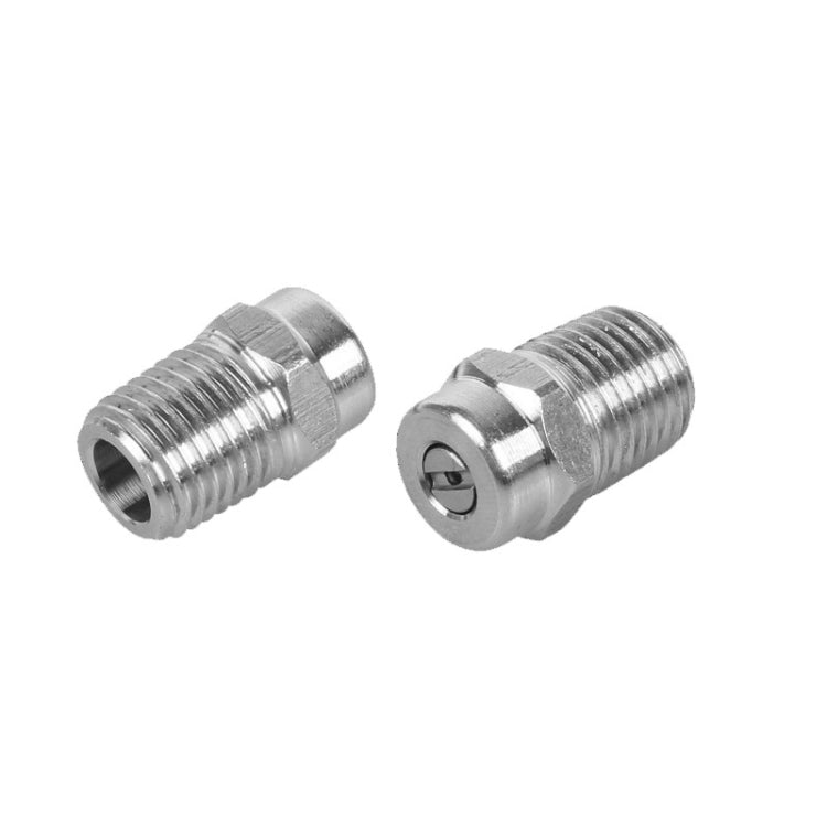 2 PCS ZG1/4-25 High Pressure Cleaning Machine Parts Fan Shaped Cleaner Nozzle, Specification: 040 Type 1.2 Hole - Car Washer & Accessories by PMC TechLife | Online Shopping South Africa | PMC TechLife | Buy Now Pay Later Mobicred