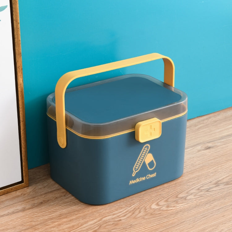 Household Plastic Small Medicine Box Portable Medicine Storage Box, Size: 27.7 x 20.4 x 19.4cm(Blue) - free shipping - PMC TechLife - Order now!