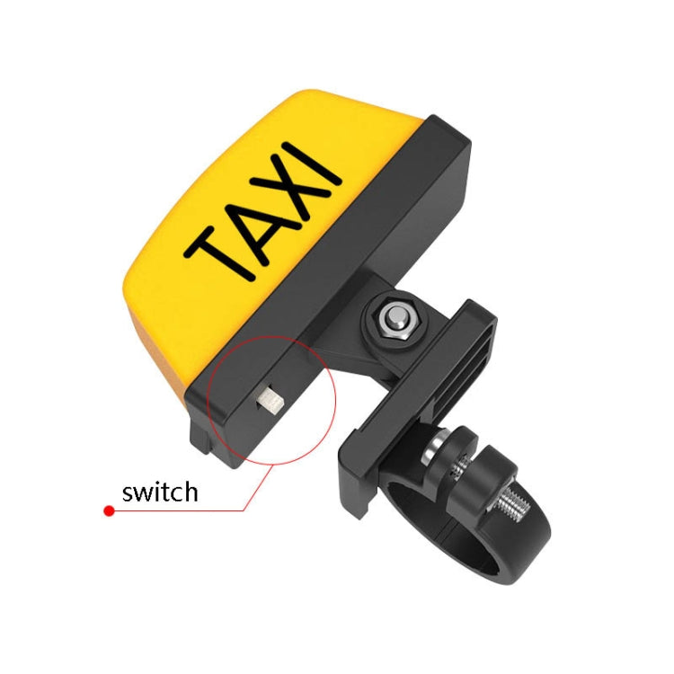 Motorcycle Modified Personality Taxi Motor Light Electric Car Helmet Decorative Warning Light, Specification: Normally Bright(Yellow) - Signal Lights by PMC TechLife | Online Shopping South Africa | PMC TechLife | Buy Now Pay Later Mobicred