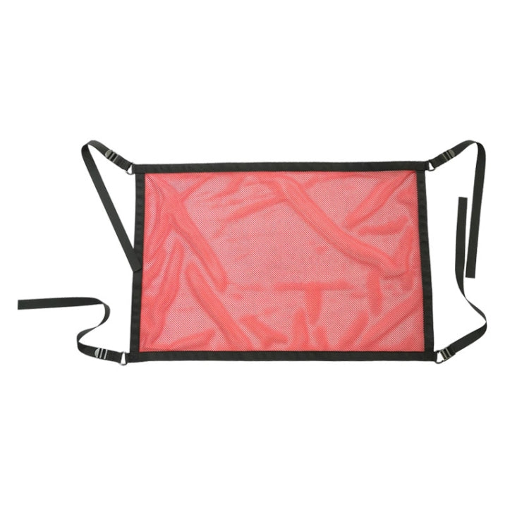 Car Storage Network Pocket Car Roof Seating Room Mesh Folding Hanging Bag, Style: Single Layer(Red) - Stowing Tidying by PMC Jewellery | Online Shopping South Africa | PMC Jewellery | Buy Now Pay Later Mobicred