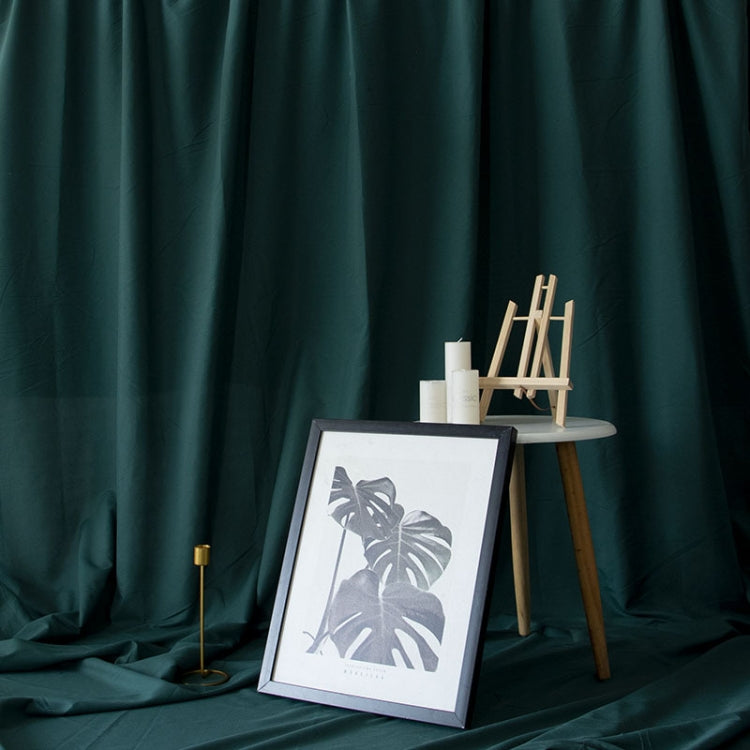 2 x 2.4m Photo Background Cloth Increased Widened Photography Cloth Live Broadcast Solid Color Cloth(Ink Green) - free shipping - PMC TechLife - Order now!