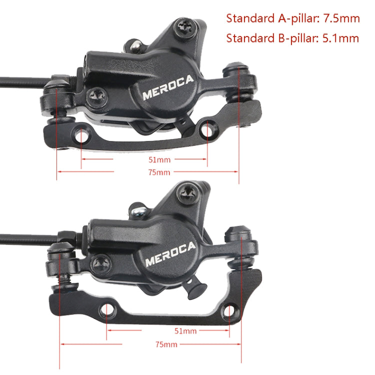 Meroca M800 Bicycle Brake Mountain Bike Universal Bilateral Brake Oil Pressure Disc Brake, Style: 1 Pair Oil Brakes - free shipping - PMc TechLife - Order now!