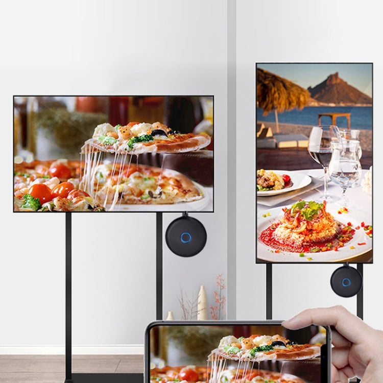 E89BK 2.4GHz / 5GHz WiFi Wireless Display Dongle Receiver Horizontal And Vertical Screen Streaming Media Player HDTV Stick(Black) - free shipping - PMC Jewellery - Order now!