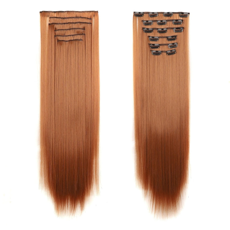 6 In 1 60cm Card Hair Extension Piece 16 Card Long Straight Hair Wig Piece, Color: 21.30 - free shipping - PMC TechLife - Order now!