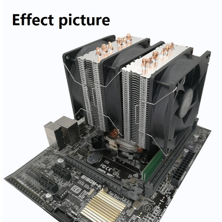 COOL STORM CT-4U-9cm Heat Pipe Dual-Tower CPU Radiator Copper Pipe 9 Cm Fan For Intel/AMD Platform Specification： Aurora Single Fan 3 Line - free shipping - PMC Jewellery - Order now!