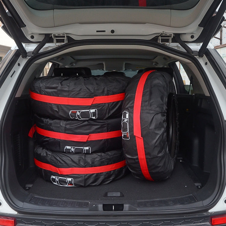4 in 1 Waterproof Dustproof Sunscreen Car Tire Spare Tire Cover, Size:S - Aluminum Film PEVA by PMC TechLife | Online Shopping South Africa | PMC TechLife | Buy Now Pay Later Mobicred