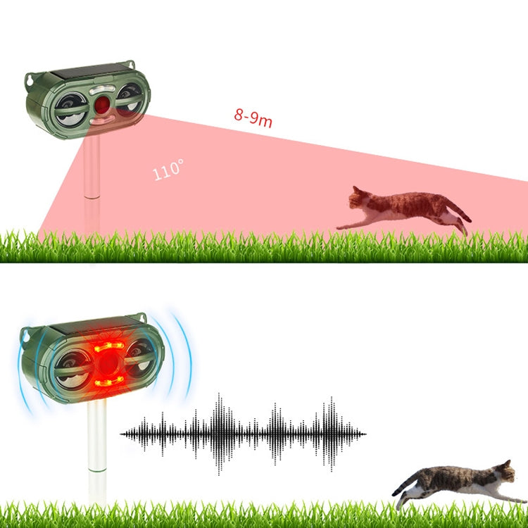 Ultrasonic Mouse Repeller Solar Outdoor Animal Repeller - Outdoor Insect Repellent by PMC Jewellery | Online Shopping South Africa | PMC Jewellery | Buy Now Pay Later Mobicred