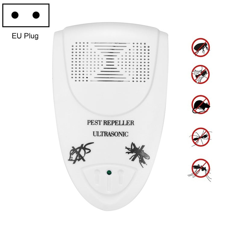 Ultrasonic Electronic Mouse Repeller Household Intelligent Insect Repeller, EU Plug(White) - Repellents by PMC Jewellery | Online Shopping South Africa | PMC Jewellery | Buy Now Pay Later Mobicred