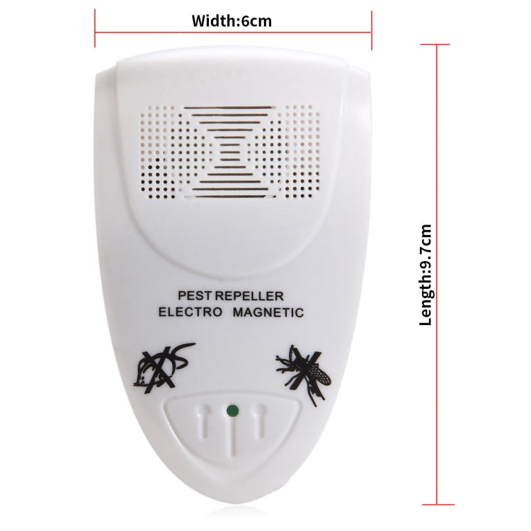 Ultrasonic Electronic Mouse Repeller Household Intelligent Insect Repeller, EU Plug(White) - Repellents by PMC Jewellery | Online Shopping South Africa | PMC Jewellery | Buy Now Pay Later Mobicred