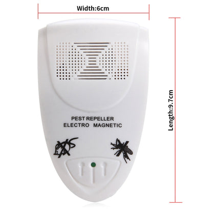 Ultrasonic Electronic Mouse Repeller Household Intelligent Insect Repeller, EU Plug(White) - Repellents by PMC Jewellery | Online Shopping South Africa | PMC Jewellery | Buy Now Pay Later Mobicred