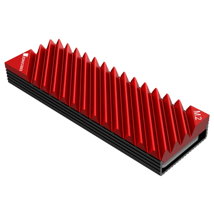 Jonsbo M.2-3 Solid State Radiator For NVME/SSD(Red) - Fan Cooling by Jonsbo | Online Shopping South Africa | PMC Jewellery