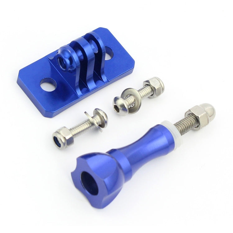 Aluminum Alloy Tripod Head Helmet Fixed Adapter Mount for GoPro Hero11 Black / HERO10 Black /9 Black /8 Black /7 /6 /5 /5 Session /4 Session /4 /3+ /3 /2 /1, DJI Osmo Action and Other Action Cameras(Blue) - free shipping - PMC TechLife - Order now!