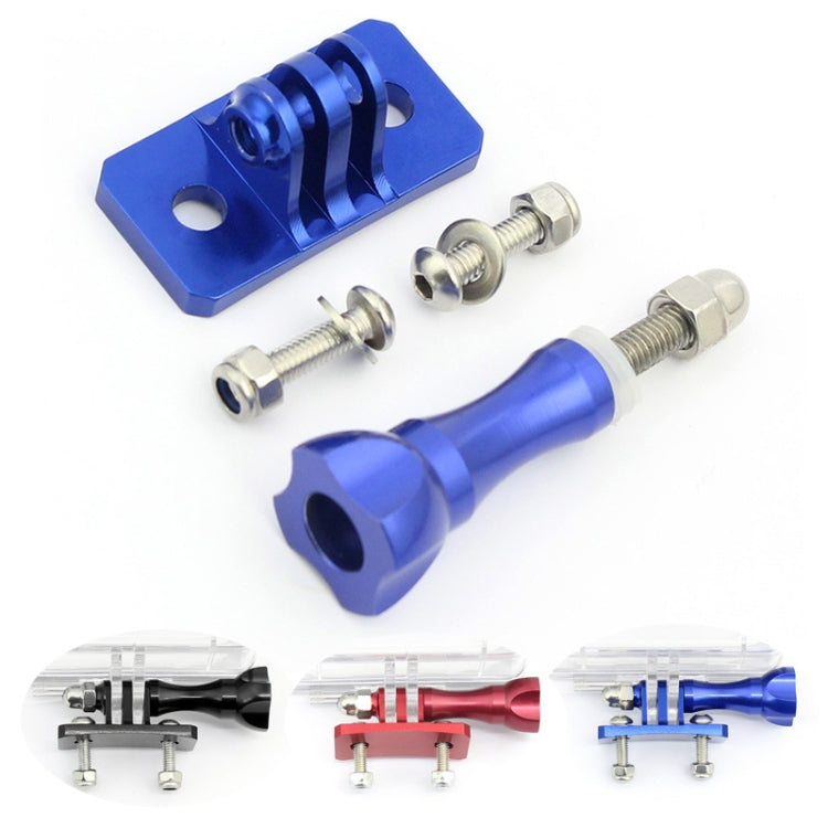 Aluminum Alloy Tripod Head Helmet Fixed Adapter Mount for GoPro Hero11 Black / HERO10 Black /9 Black /8 Black /7 /6 /5 /5 Session /4 Session /4 /3+ /3 /2 /1, DJI Osmo Action and Other Action Cameras(Blue) - free shipping - PMC TechLife - Order now!