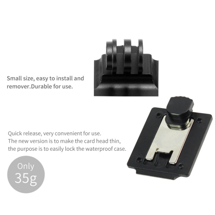 Classic Version Helmet Base Adapter Fixed Mount Hunting CS NVG Bracket for GoPro Hero11 Black / HERO10 Black /9 Black /8 Black /7 /6 /5 /5 Session /4 Session /4 /3+ /3 /2 /1, DJI Osmo Action and Other Action Cameras - Helmet Mount by PMC TechLife | Online Shopping South Africa | PMC TechLife | Buy Now Pay Later Mobicred