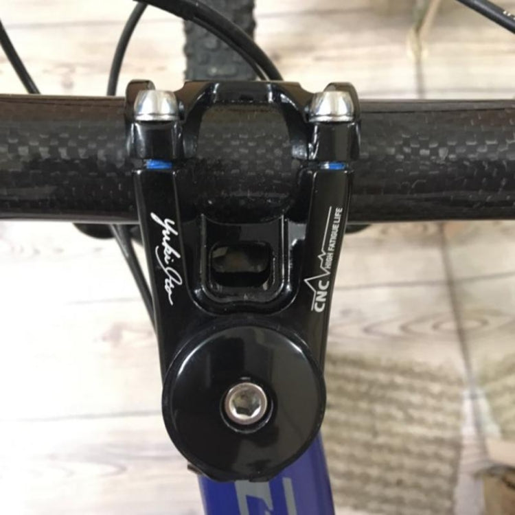 KRSEC CNC Ultra Light Short-Handed Mountain Bike Aluminum Alloy 50mm Riser, Colour: Full Black - Bicycle Grips by PMc TechLife | Online Shopping South Africa | PMc TechLife | Buy Now Pay Later Mobicred