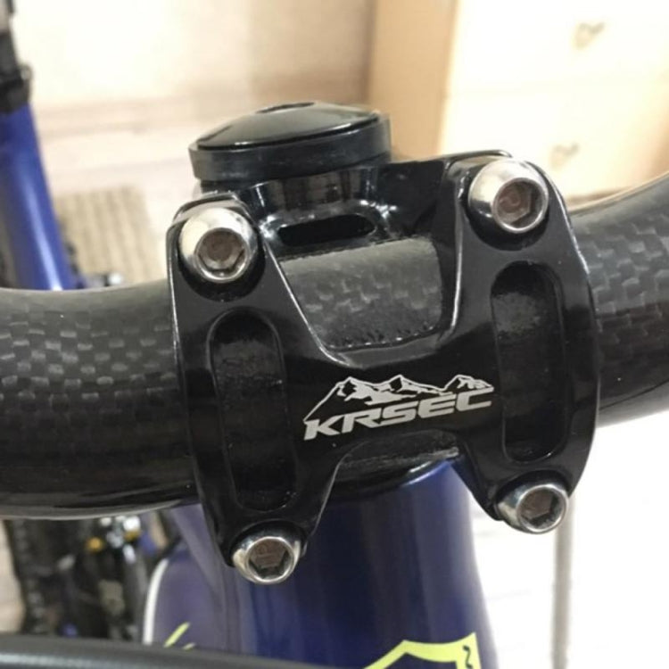 KRSEC CNC Ultra Light Short-Handed Mountain Bike Aluminum Alloy 50mm Riser, Colour: Titanium - Bicycle Grips by PMc TechLife | Online Shopping South Africa | PMc TechLife | Buy Now Pay Later Mobicred