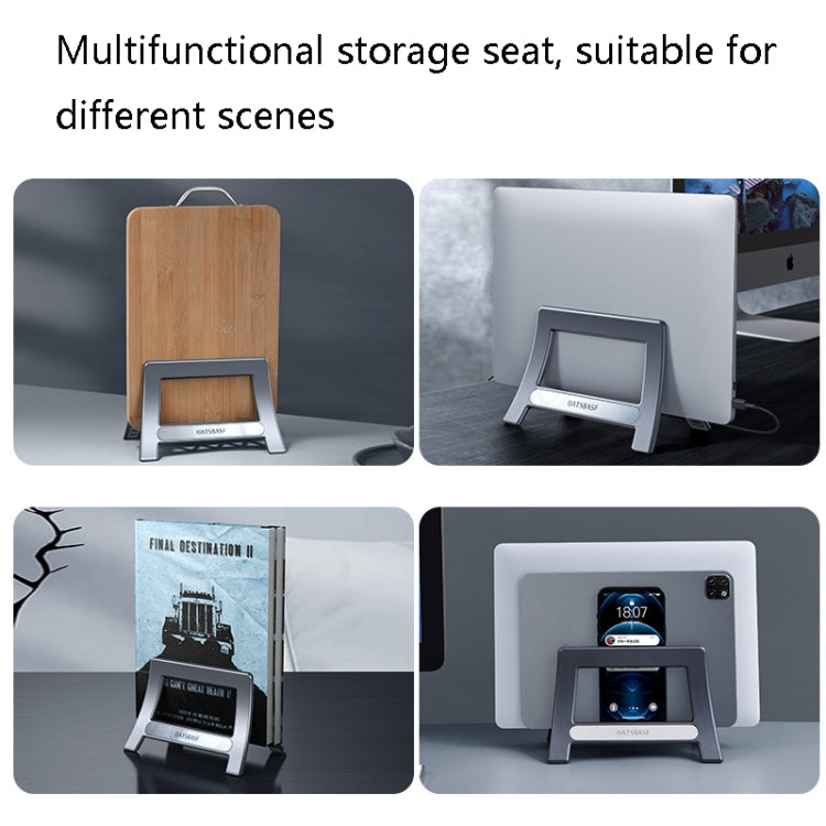 Oatsbasf 03671 Multifunctional Computer Tablet Cellphone Storage Bracket, Colour: Simple Version (White) - free shipping - PMC Jewellery - Order now!