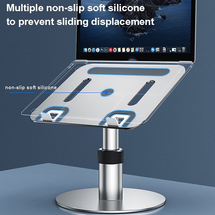 Oatsbasf 03597 Aluminum Alloy Notebook Heightening Bracket Notebook Computer Lifting Heat Dissipation Bracket Mobile Folding Table,Style: Elite Version-Gray - free shipping - PMC Jewellery - Order now!