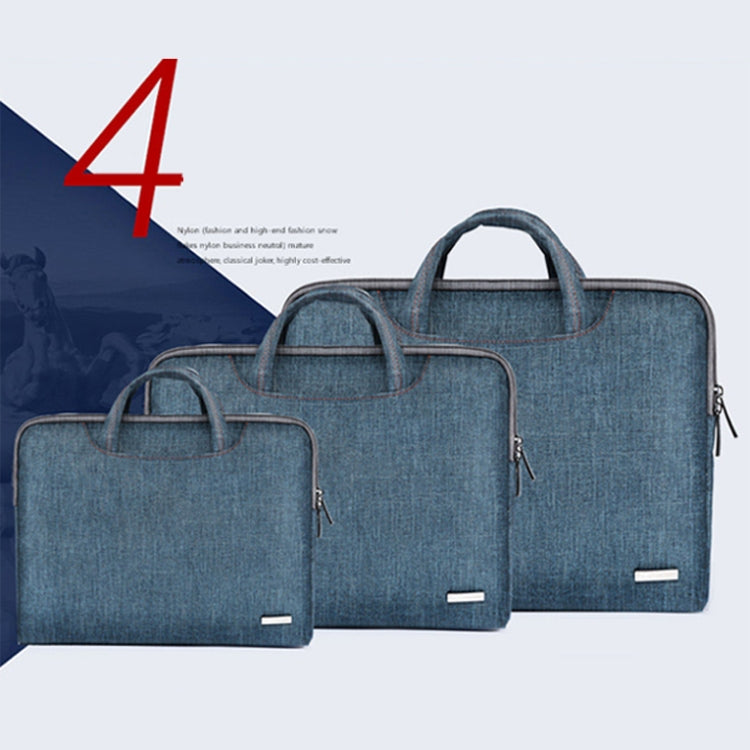 LiSEN LS-116 Simple Laptop Bag Business Laptop Liner Bag, Size: 11.6 inch(Snowflake Nylon Light Blue) - free shipping - PMC Jewellery - Order now!