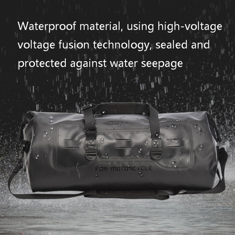 AFISHTOUR FM2031 40L Waterproof Travel Luggage Bag Large Capacity Motorcycle Rear Seat Bag(Black) - free shipping - PMC TechLife - Order now!