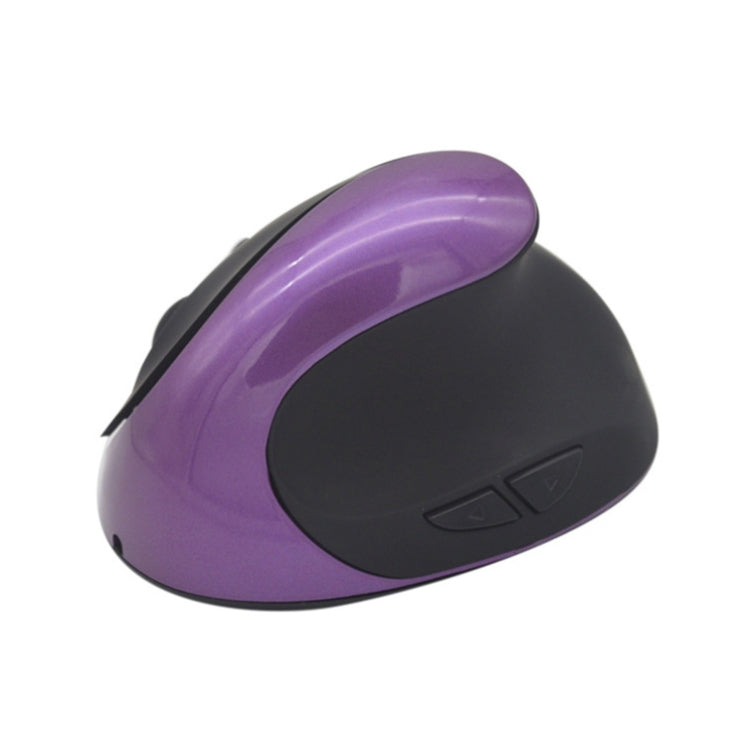 JSY-03 6 Keys Wireless Vertical Charging Mouse Ergonomic Vertical Optical Mouse(Purple) - Wireless Mice by PMC Jewellery | Online Shopping South Africa | PMC Jewellery | Buy Now Pay Later Mobicred