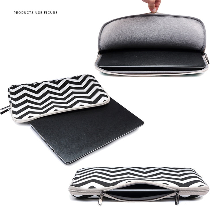 LiSEN LS-525 Wavy Pattern Notebook Liner Bag, Size: 10 inches(Gray) - 10 - 11 inch by LiSEN | Online Shopping South Africa | PMC TechLife | Buy Now Pay Later Mobicred