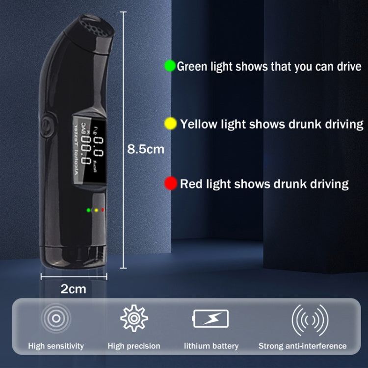 S11 Car Blowing Alcohol Tester Home Test Instrument(Black) - Breath Alcohol Tester by PMC Jewellery | Online Shopping South Africa | PMC Jewellery | Buy Now Pay Later Mobicred