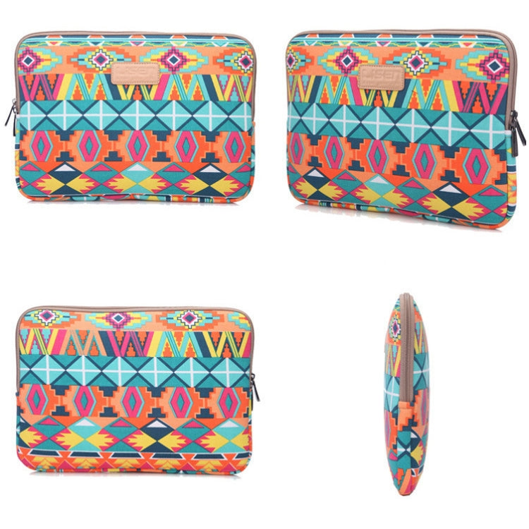 LiSEN LS-518 Lingge Pattern Laptop Computer Liner Bags, Size: 11.6 inch(Rose Red Pattern Geometry) - free shipping - PMC TechLife - Order now!