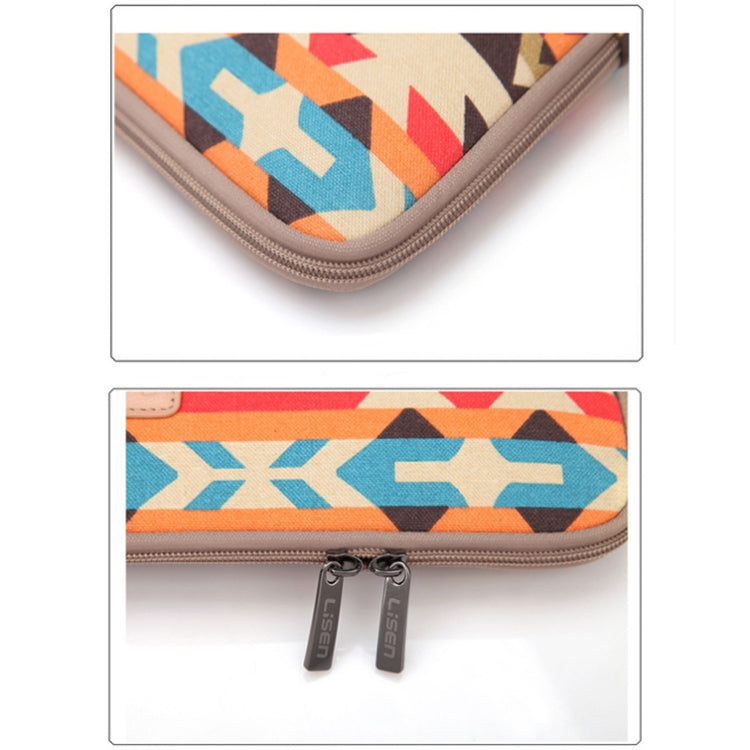 LiSEN LS-518 Lingge Pattern Laptop Computer Liner Bags, Size: 11.6 inch(Rose Red Pattern Geometry) - free shipping - PMC TechLife - Order now!