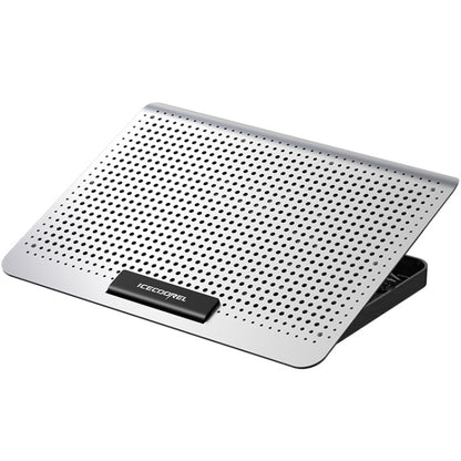 ICE COOREL Laptop Aluminum Alloy Radiator Fan Silent Notebook Cooling Bracket, Colour: Space Silver - Cooling Pads by ICE COOREL | Online Shopping South Africa | PMC Jewellery | Buy Now Pay Later Mobicred