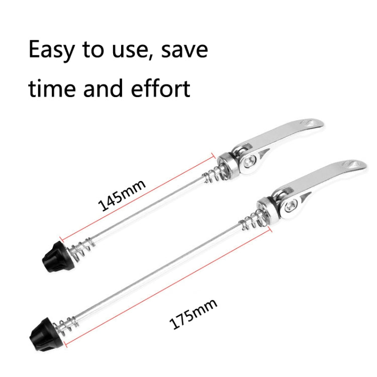 3 Sets BG-M5147 Mountain Bike Hub With Long Quick Release Lever(Black) - Quick Release by PMc TechLife | Online Shopping South Africa | PMc TechLife | Buy Now Pay Later Mobicred