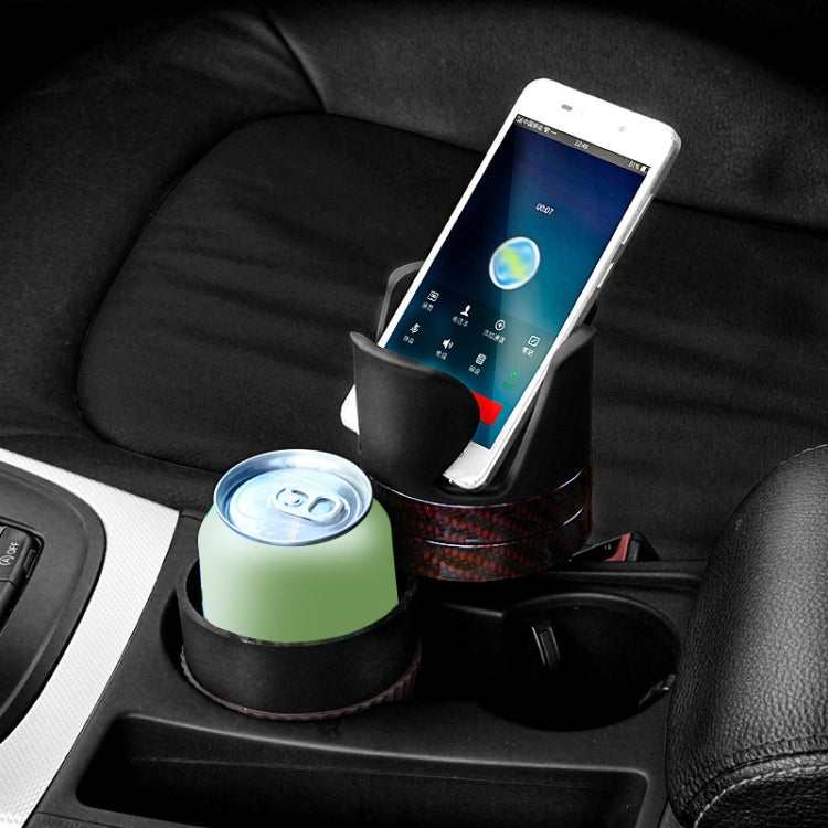 SUITU R151-4  Car Air Outlet Storage Water Cup Holder Mobile Phone Navigation Multi-function Storage Box(Mahogany) - Car Drink Holders by SUITU | Online Shopping South Africa | PMc TechLife | Buy Now Pay Later Mobicred