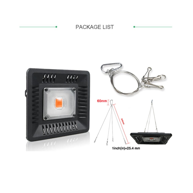 50W Ultra-Thin LED Plant Light, Full Spectrum COB Growth Light, Vegetable, Fruit & Flower Greenhouse Fill Light With Plug, Specification:AU Plug - LED Grow Lights by PMc TechLife | Online Shopping South Africa | PMc TechLife | Buy Now Pay Later Mobicred