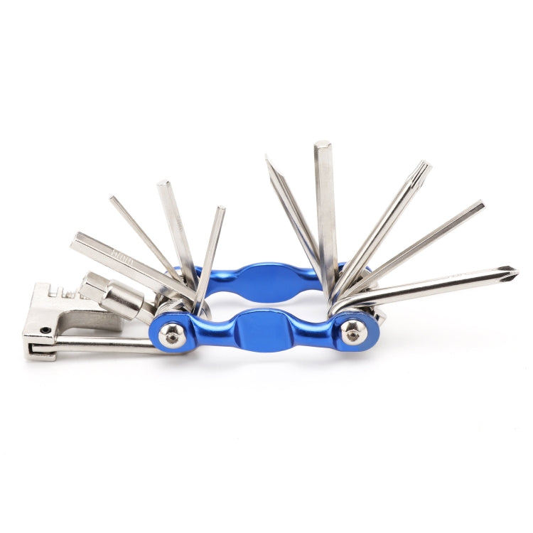 BG-9835D Bicycle Multi-Function Maintenance Curved 11 In 1 Tool Mountain Highway Bike With Interception Machine Combination Tool(Red) - Maintenance tools by PMc TechLife | Online Shopping South Africa | PMc TechLife | Buy Now Pay Later Mobicred