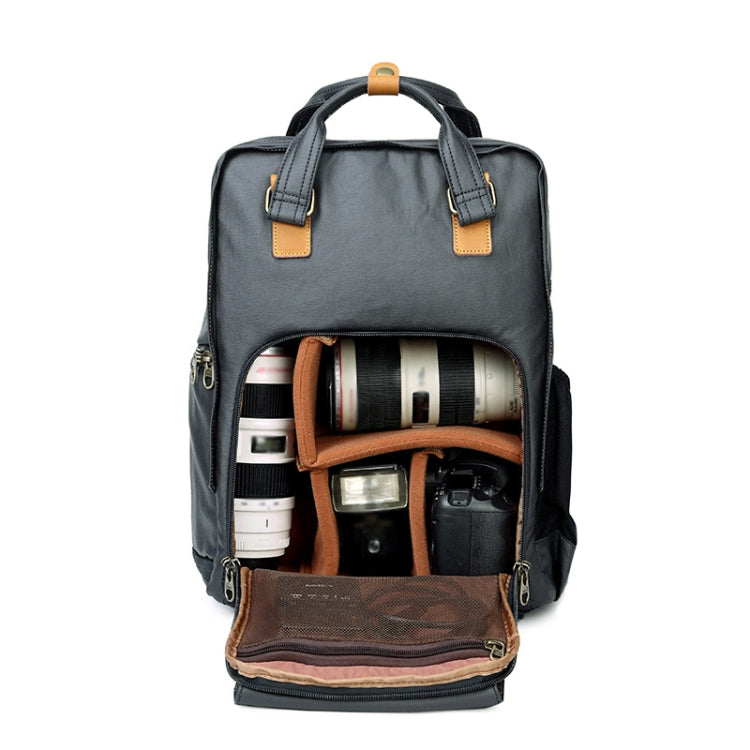 272 Wearable Shoulder Camera Bag Waterproof SLR Digital Camera Bag(Green) - Backpack by PMC TechLife | Online Shopping South Africa | PMC TechLife | Buy Now Pay Later Mobicred