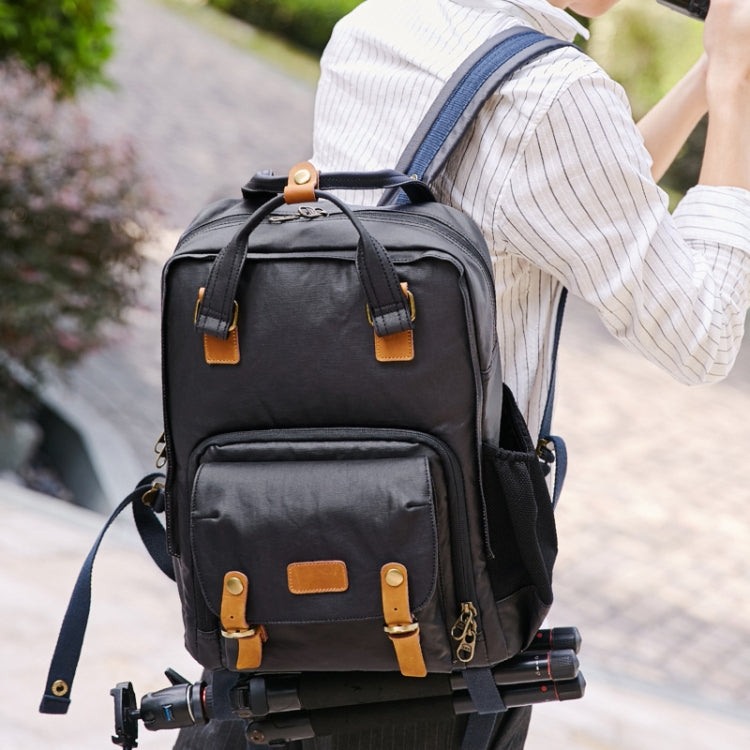 272 Wearable Shoulder Camera Bag Waterproof SLR Digital Camera Bag(Green) - Backpack by PMC TechLife | Online Shopping South Africa | PMC TechLife | Buy Now Pay Later Mobicred