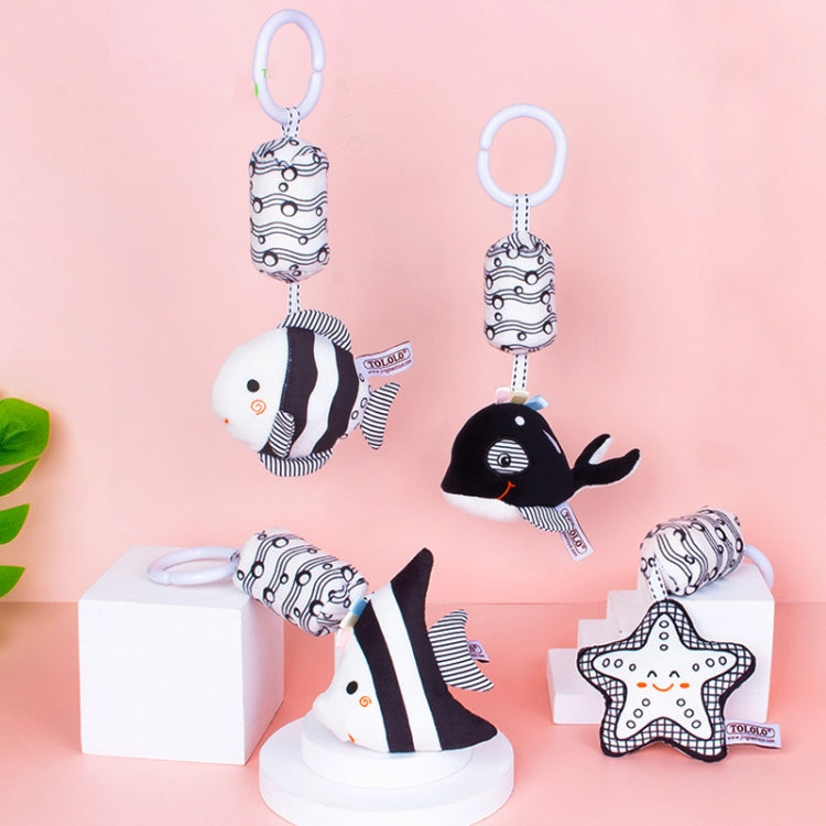 TOLOLO T168231-4 Newborn Bed Bell Early Education Toy Visually Inspires Black And White Wind Chimes Baby Bed Hanging(4C Tropical fish) - Baby Toys by PMC TechLife | Online Shopping South Africa | PMC TechLife | Buy Now Pay Later Mobicred