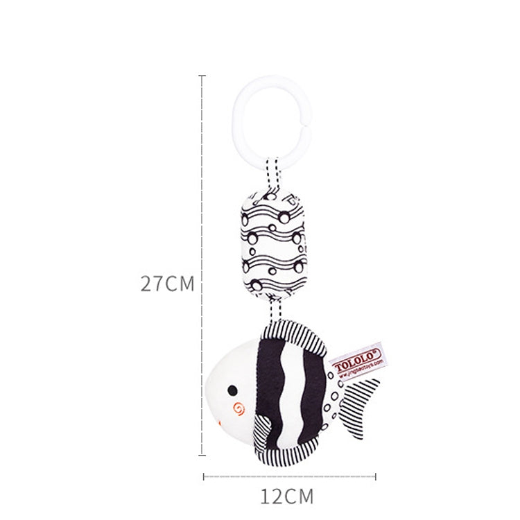 TOLOLO T168231-4 Newborn Bed Bell Early Education Toy Visually Inspires Black And White Wind Chimes Baby Bed Hanging(4D Starfish) - Baby Toys by PMC TechLife | Online Shopping South Africa | PMC TechLife | Buy Now Pay Later Mobicred