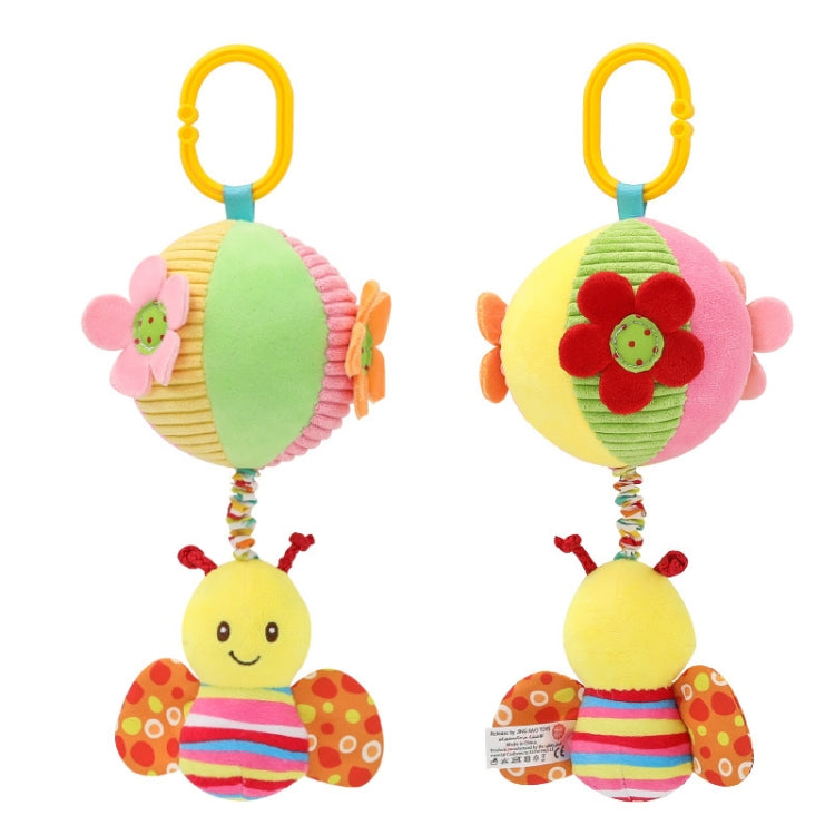Stroller Drawstring Cloth Ball Toy Baby Soothing Hand Grab Ball Plush Bed Bell Lathe Pendant(Be) - Baby Toys by PMC TechLife | Online Shopping South Africa | PMC TechLife | Buy Now Pay Later Mobicred