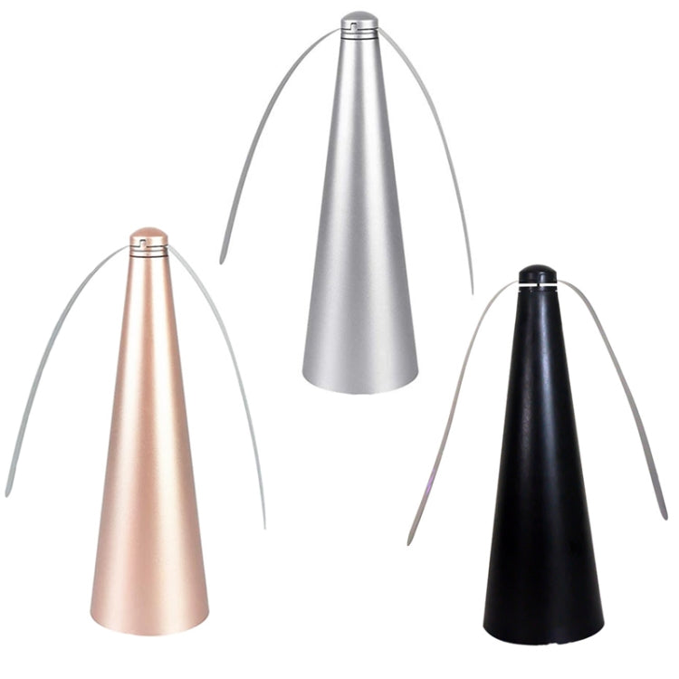 Outdoor Multi-Function Fan Leaf Fly Repeller Automatic Fly Trap Mosquito Repellent Fan(Gold) - Repellents by PMC TechLife | Online Shopping South Africa | PMC TechLife | Buy Now Pay Later Mobicred
