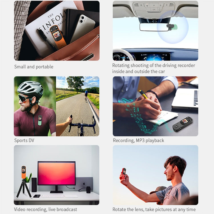 D2 HD 1080P Multi-Function Digital Video Camera Sports DV Camera Live Computer Camera Recorder(Orange) - Video Cameras by PMC TechLife | Online Shopping South Africa | PMC TechLife | Buy Now Pay Later Mobicred