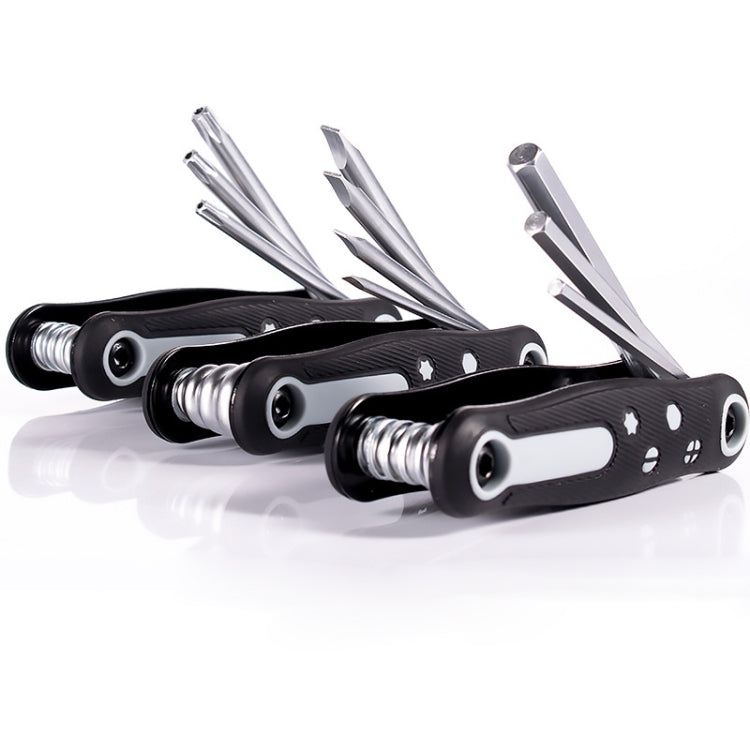 8 In 1 Bicycle Repair Portable Folding Allen Wrench(Phillips Slotted) - Maintenance tools by PMc TechLife | Online Shopping South Africa | PMc TechLife | Buy Now Pay Later Mobicred