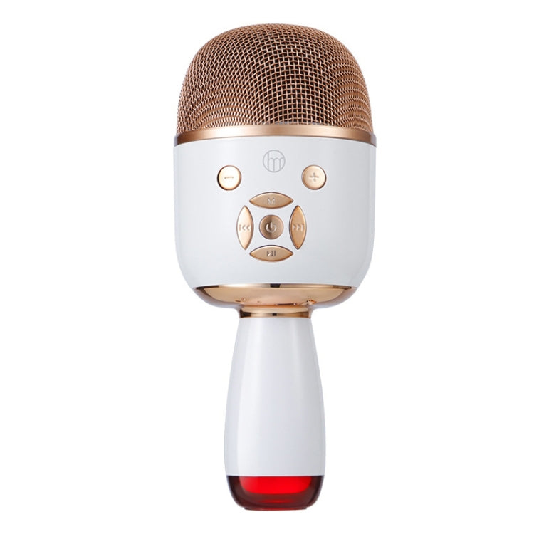 K58 Home Bluetooth Wireless Microphone With Lamp Mobile Phone K Song Children Microphone Audio(White) - Microphone by PMC TechLife | Online Shopping South Africa | PMC TechLife | Buy Now Pay Later Mobicred